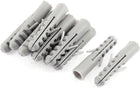 12Pcs 10mm x 49mm Lag Expand Tube Wall Screws Plastic Expansion Nails Connector Bolt