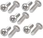 M5x16mm 304 Stainless Steel Button Head Torx Security Tamper Proof Screws 10pcs