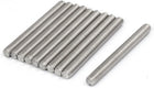 M8 x 80mm 1.25mm Pitch 304 Stainless Steel Fully Threaded Rods Bar Studs 10 Pcs