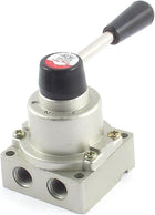 VH-200-02 G1/4inch Port, 3 Port 3 Way Hand Rotary Lever Valve 1.0 Mpa