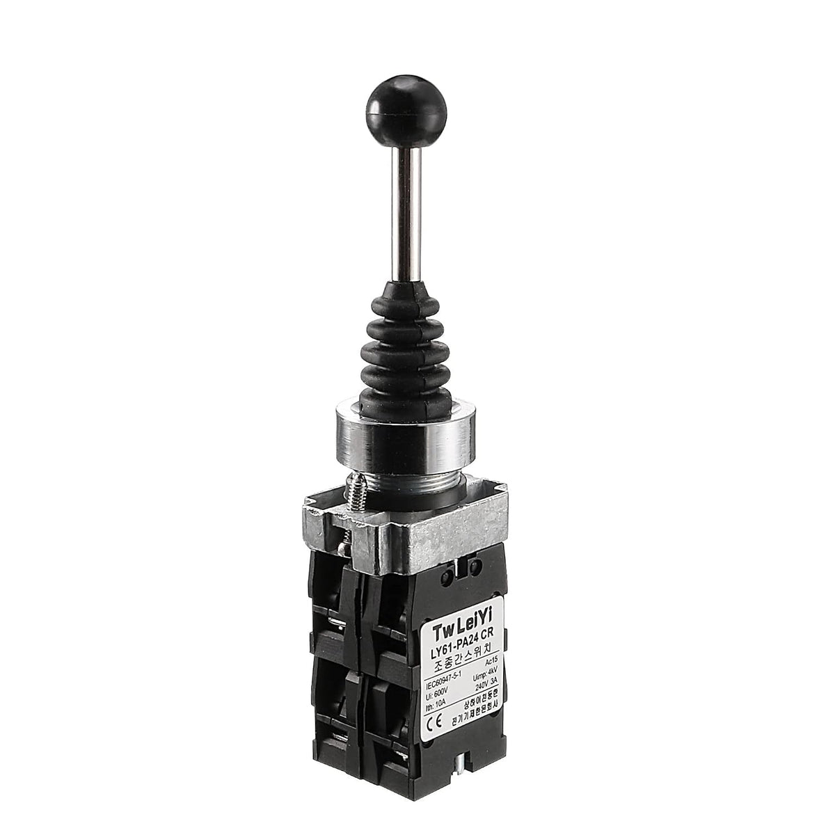 Joystick Switch Controllers 4 Position 4NO Momentary Type 240V/600V 3A/10A 22mm Panel Mount