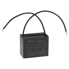 Ceiling Fan Capacitor CBB61 8uF 350V AC 2 Wires Metallized Polypropylene Film Capacitor 48x38x26mm for Electric Fan Pump Motor Generator