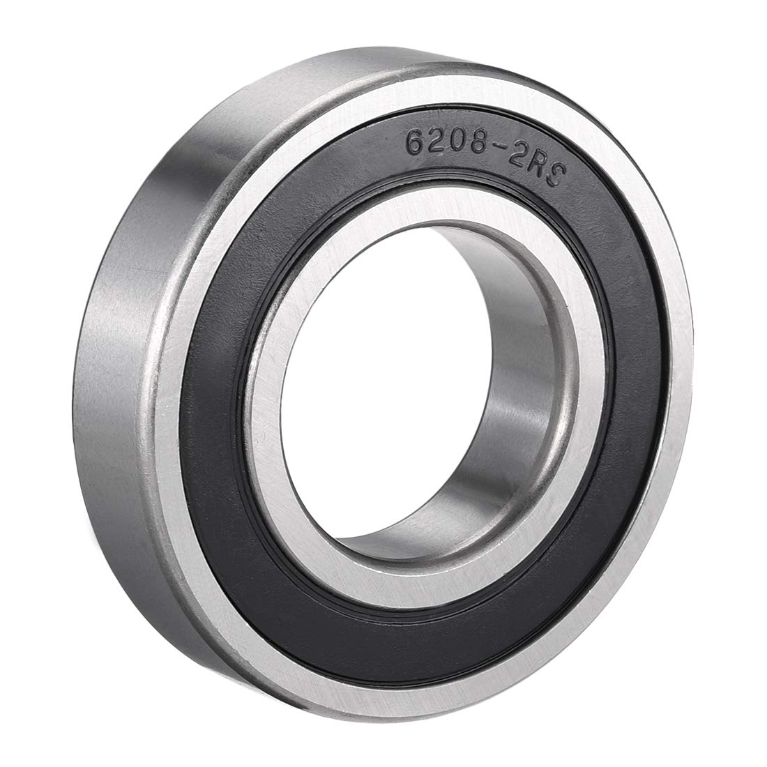 Deep Groove Ball Bearing 6208RS Single Sealed, 40mm x 80mm x 18mm Chrome Steel Bearings