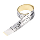 2pcs Self-Adhesive Measuring Tape with Fractions 24 Inches 60cm Workbench Ruler, Peel and Stick Measure Tape for Woodworking, Saw, Drafting Table