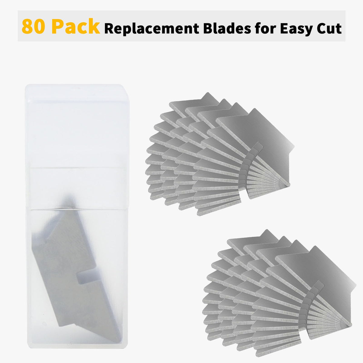 80 Confezione Taglierini Rimpiazzo per Ez Easy Cut 1000