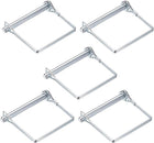 Shaft Locking Pin - 8mm x 70mm Coupler Pin for Farm Trailers Wagons Lawn Garden in Square 5Pcs