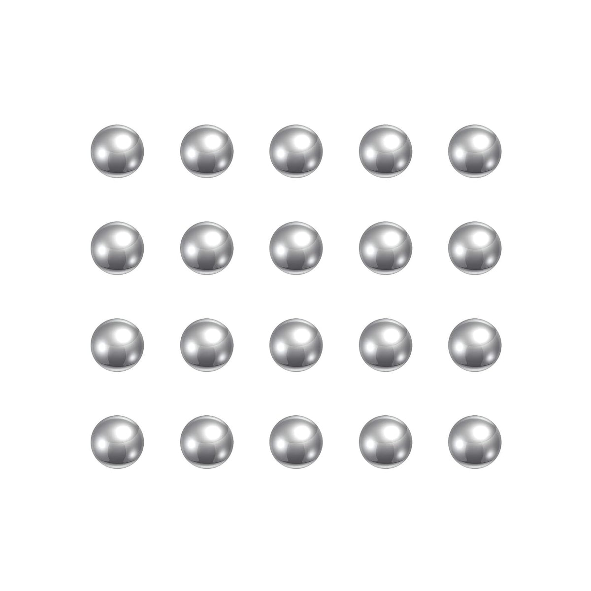 500pcs 4.5mm 201 Stainless Steel Bearing Balls G200 Precision