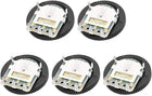 50K Ohm Dial Wheel Potentiometer for Audio Stereo Volume Switch Control 16x6mm 5Pcs