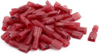 50Pcs FDFN1-187 22-16AWG Insulated Female Spade Crimp Terminal Connector Red