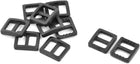 LinkMejor Plastic Schoolbag Webbing Adjustable Fastener Buckle 10mm Strap Width 10pcs