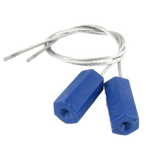 2pcs Container Shipping Blue Steel Wire Seal 280mm 11inch Length