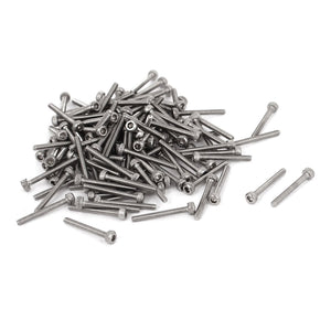 M1.4x12mm Stainless Steel Hex Socket Head Cap Screw 0.3mm Pitch 100pcs