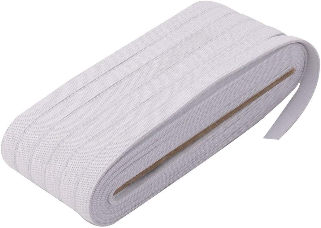 LinkMejor Rubber Outside Pants Trousers Sewing Stretchy Elastic string Rope 18M White