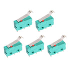a14061700ux0924 AC 125V 5A Hinge Lever Micro Limit Switch KW4-3Z-3 for Mill CNC (Pack of 5)