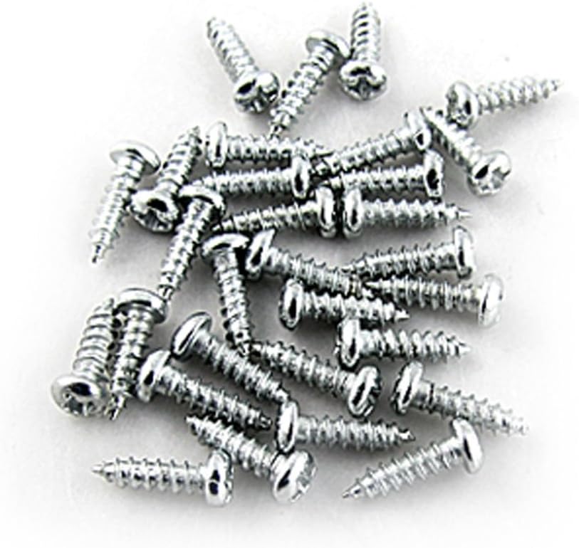 30 Pcs Phillips Pan Head Sharp Point Self Tapping Screws