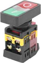 AC 600V 10A Indicator Light I/O START STOP Momentary Push Button Switch