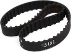 134XL 340mm Circumference 10mm Width Rubber Closed Loop Timing Belt Black