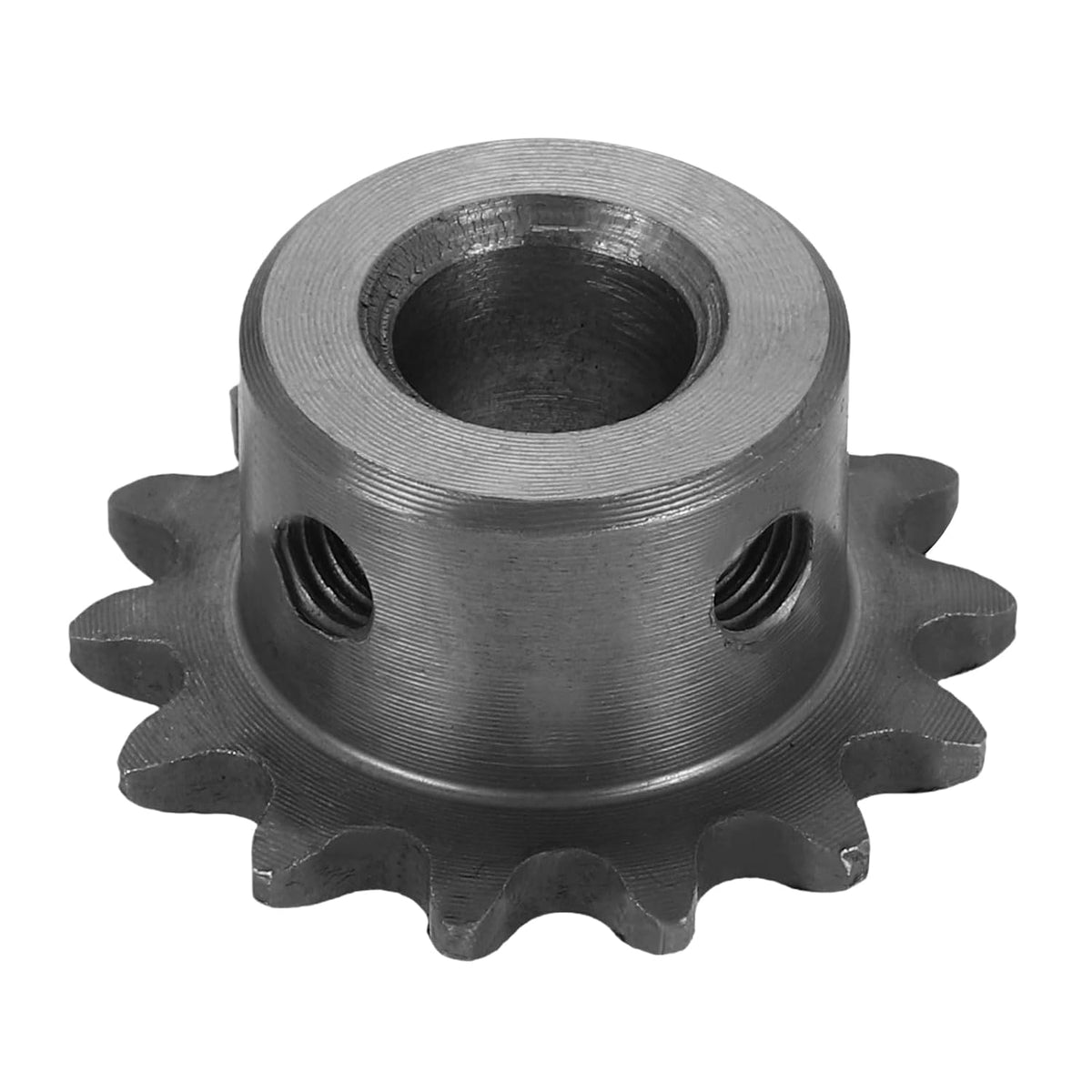 #25 Chain Roller Sprocket 10mm Bore 31.5mm OD, 14 Tooth C45 Carbon Steel ANSI Chain NO.25 Roller Sprocket Round Hole Without Surface Finished for ISO 04C Chain