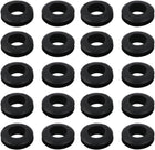 20pcs 8mm Diameter Floor Lamp Pire Protection Coil Rubber Grommet Black