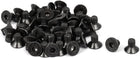 M3x5mm Black Nickle Plated Grade 10.9 Flat Head Hex Socket Cap Screw Bolt 50pcs