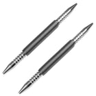 2 Pcs Doppelkopf Nagelsetter, Doppelkopfig 3/32″&1/8″ Federbelasteter Nagelset