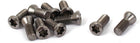 M3.5x10mm Metal Countersunk Head Torx Machine Screw Silver Tone 10 Pcs