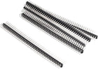 5Pcs 2.54mm Pitch 2x40-Pins Double Row Right Angle Connector Pin Header Strip for Prototype Shield