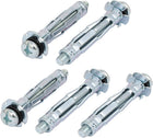 M6x52mm Thread Expansion Bolt Sleeve Anchor 5pcs for 3mm-16mm Hollow Wall