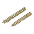20pcs M4x25mm, 20pcs M4x30mm Hanger Bolt Double Headed Bolt Self-Tapping Screw for Furniture