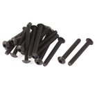 3/16 Inch-24x1-1/2 Inch Hex Socket Button Head Bolts Screws 20pcs
