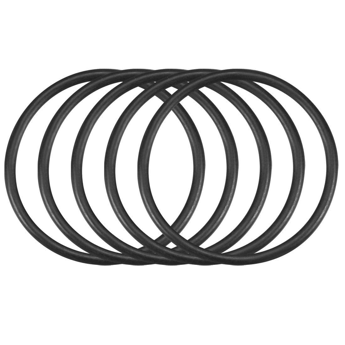 Nitrile Rubber O-Rings, 24mm OD 21mm ID 1.5mm Width, Metric Sealing Gasket, Pack of 50