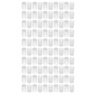 100Pcs 10mm Inner Dia PE Plastic End Cap Bolt Thread Protector Tube Cover