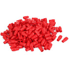 PVC Terminal Wire Cord Connector Sleeve Insulated Cap with 500 Piece, 25 mm, Red
