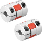 2pcs Shaft Coupling 6mm to 6mm Bore L25xD20 Flexible Coupler Joint for Servo Stepped Motor