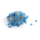 a14041400ux0809 200 Piece 1000pF Radial Lead DIP Ceramic Disc Capacitors AC 250V, 0.35" Width, 1.18" Length