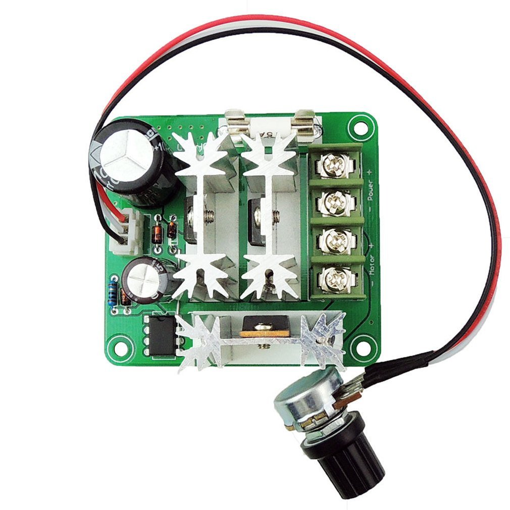 LinkMejor 6V-90V 15A DC Motor Speed Control 16KHZ PWM Controller Speed Regulator Module Board Support PLC Control