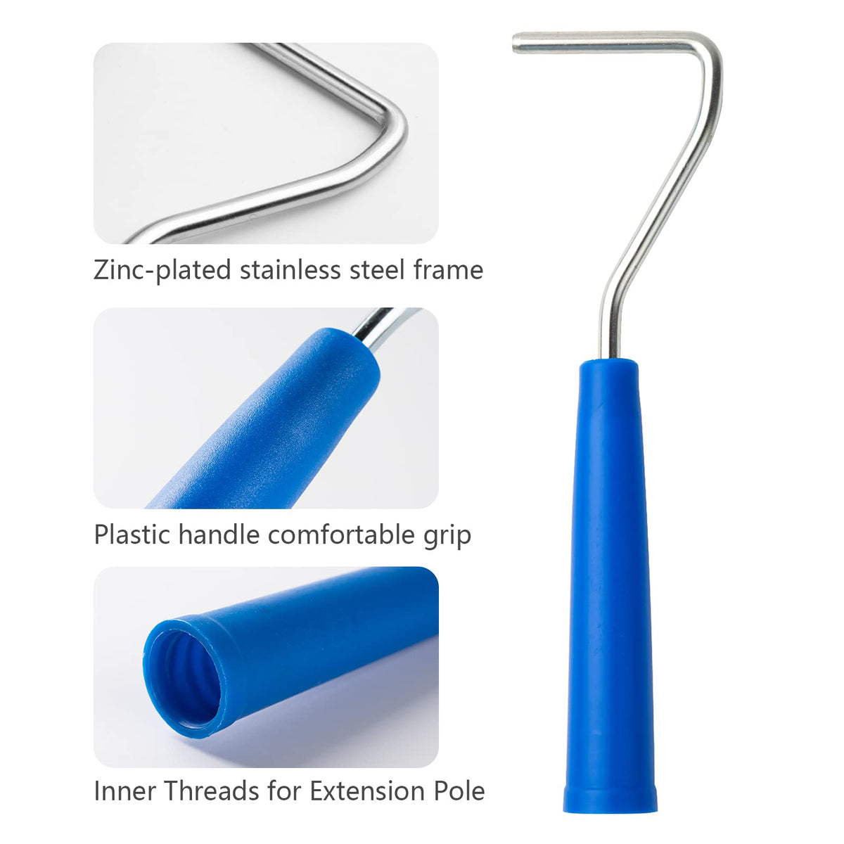 LinkMejor Set de Rolle de Vopsire, 9 Pack, Coperți de Rolle de Vopsire din Microfibră, 2 Inch
