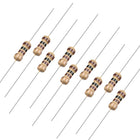 500Pcs 100 Ohm Resistor, 1/4W 5% Tolerance Carbon Film Resistors, 4 Bands for DIY Electronic Projects and Experiments
