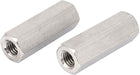 M8x40mm Threaded Bar Rod Studding Hex Connector Deep Nut 2pcs