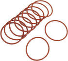 Rubber O-Ring Oil Seal Sealing Ring Gaskets (10 Piece), Red, 38mm x 2mm
