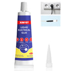 LinkMejor Nastro Elettrico Liquido, Nastro Elettrico Isolante con Colla, 50ml(Nero)