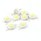 10 Pcs White Light Emitting Diode Chip LED, 1W, 100 lm