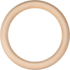1Pcs 125mm(5-inch) Natural Wood Rings, 15mm Thick Smooth Unfinished Wooden Circles for DIY Crafting, Knitting, Macrame, Pendant