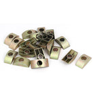 8.5mm Hole Dia Furniture Connector Half Moon Spacers Washer Bronze Tone 20PCS