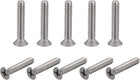 6#-32x3/4" Flat Head Machine Screws Phillips 304 Stainless Steel Bolts 200pcs
