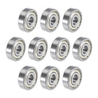 625ZZ Deep Groove Ball Bearings 5mm x 16mm x 5mm Double Shielded Chrome Steel P5(ABEC5) 10pcs