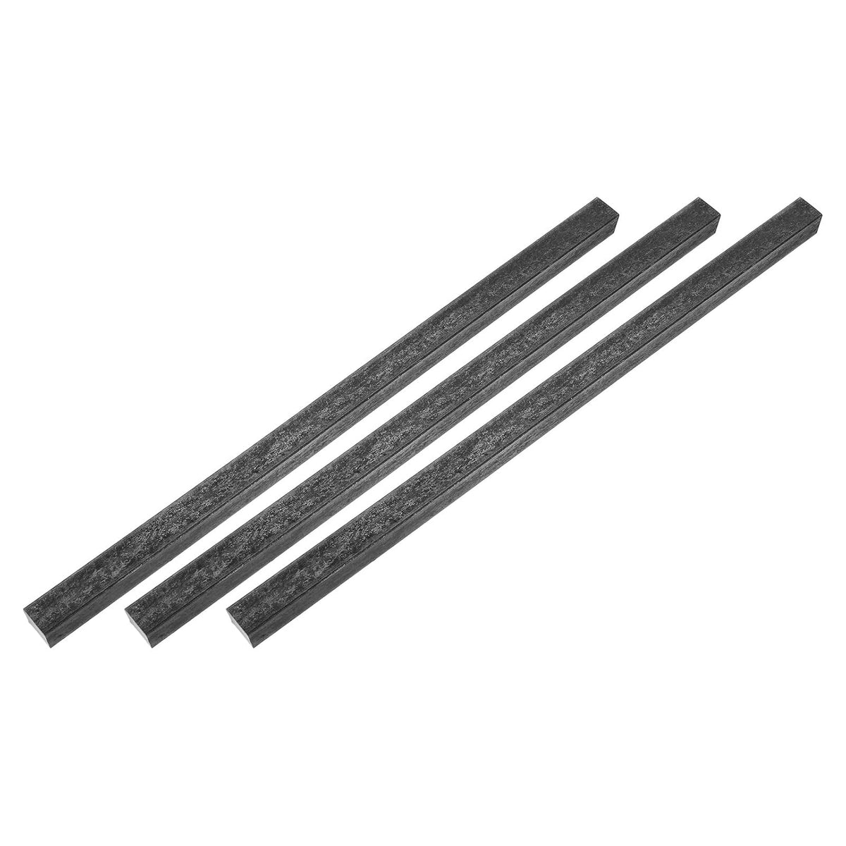 3Pcs Square Steel Bar Stock, 9/16"x9/16"x12"(14mmx14mmx305mm) A36 Square Steel Rod Bars Precision Key Stock for Keyways Structural Support Industrial Machinery DIY Craft