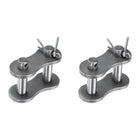 2Pcs #100H/ DIN/ISO 20AH Chain Master Connector Link Roller, 1-1/4" Pitch Carbon Steel, Standard Connecting Split Links