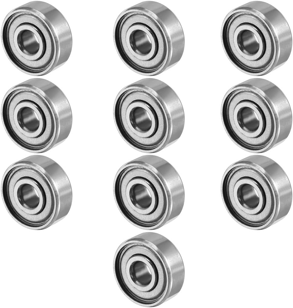 10pcs 4mmx13mmx5mm Double Shielded Miniature Deep Groove Ball Bearing
