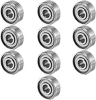 10pcs 4mmx13mmx5mm Double Shielded Miniature Deep Groove Ball Bearing
